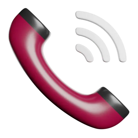 Appel téléphonique  3D Icon