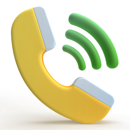 Appel téléphonique  3D Icon