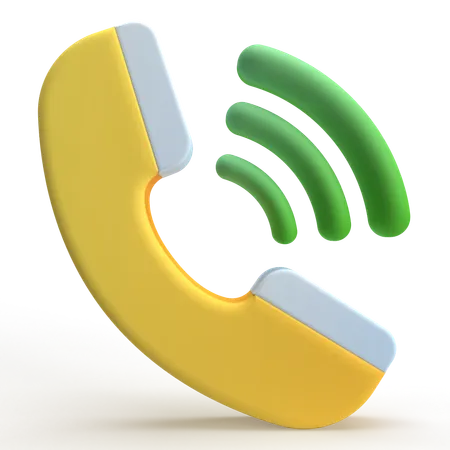 Appel téléphonique  3D Icon