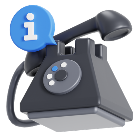 Appel téléphonique  3D Icon