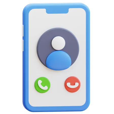 Appel téléphonique  3D Icon