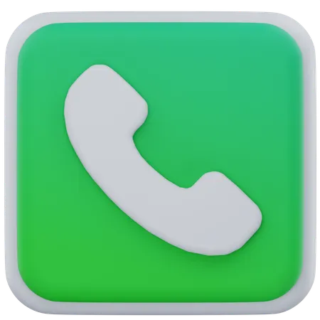 Appel téléphonique  3D Icon