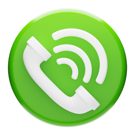 Appel téléphonique  3D Icon