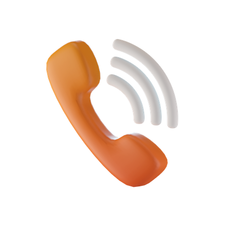 Appel téléphonique  3D Icon