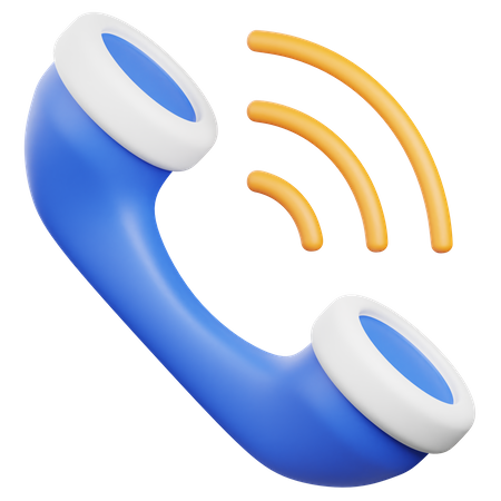 Appel téléphonique  3D Icon