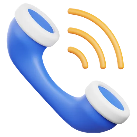 Appel téléphonique  3D Icon