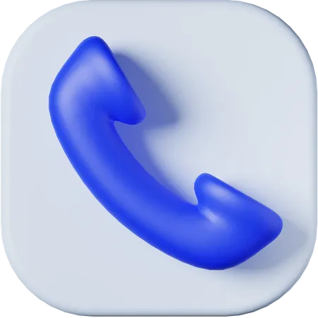 Appel téléphonique  3D Icon