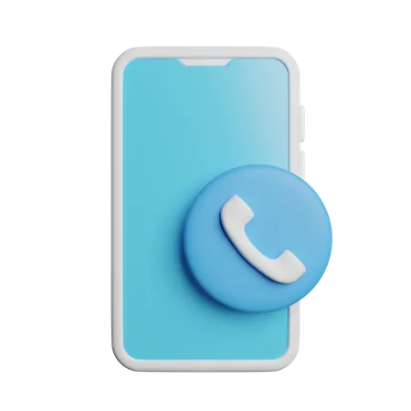 Appel téléphonique  3D Icon