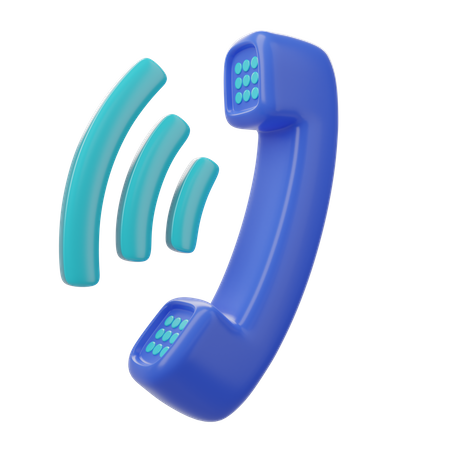 Appel téléphonique  3D Icon