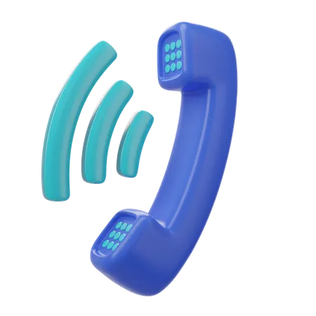 Appel téléphonique  3D Icon