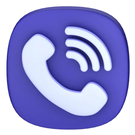 Appel téléphonique  3D Icon