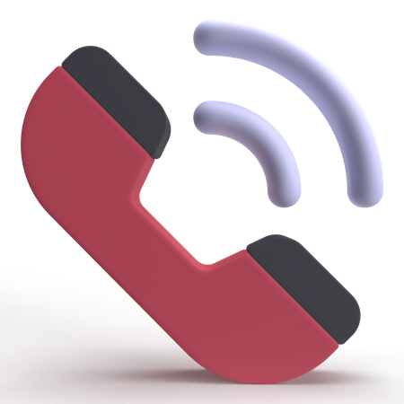 Appel téléphonique  3D Icon