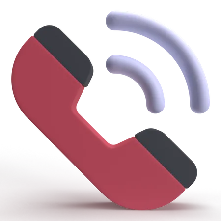 Appel téléphonique  3D Icon