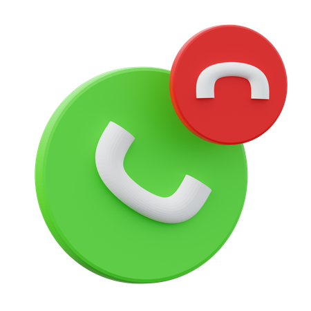 Appel téléphonique  3D Icon