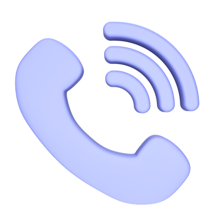 Appel téléphonique  3D Icon