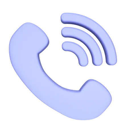 Appel téléphonique  3D Icon