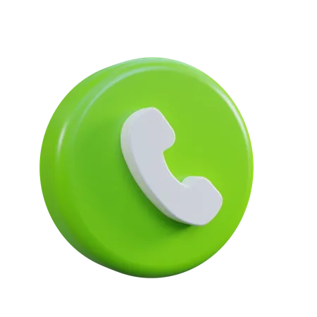 Appel téléphonique  3D Icon