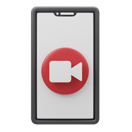 Appel video  3D Icon