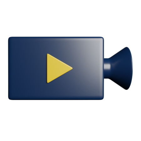 Appel vidéo  3D Icon