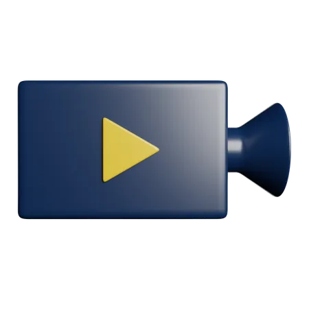 Appel vidéo  3D Icon