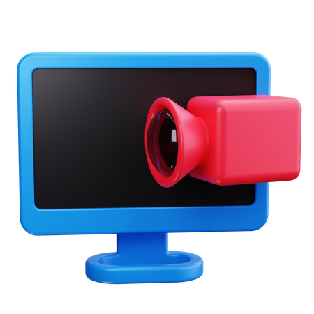 Appel vidéo  3D Icon