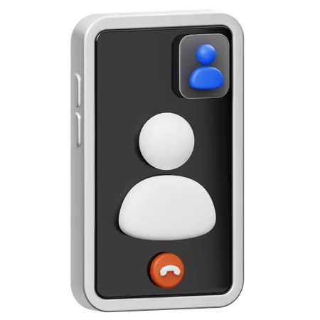 Appel vidéo  3D Icon