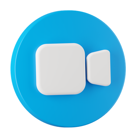 Appel vidéo  3D Icon