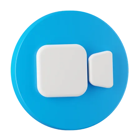 Appel vidéo  3D Icon