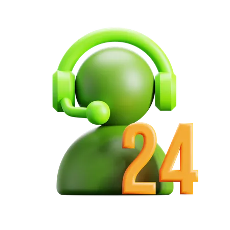 Service téléphonique  3D Icon