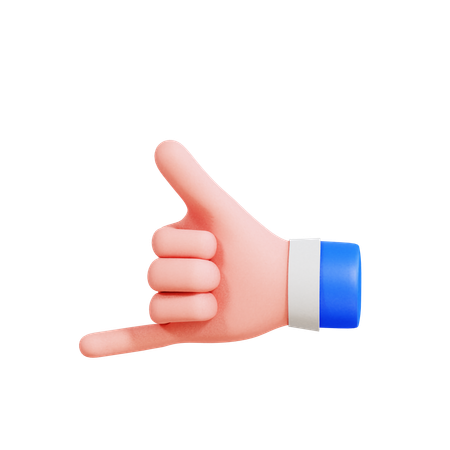 Appelle-moi geste  3D Icon