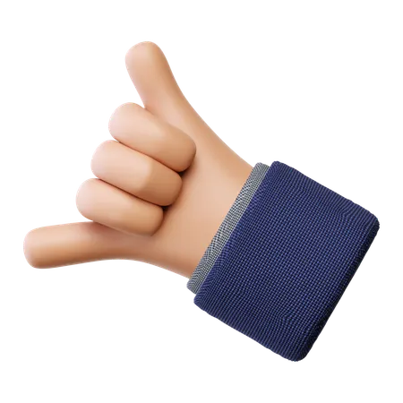 Appelle-moi, geste de la main  3D Icon