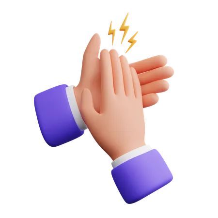 Applause Hand Gesture  3D Icon