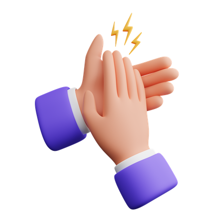 Applause Hand Gesture  3D Icon
