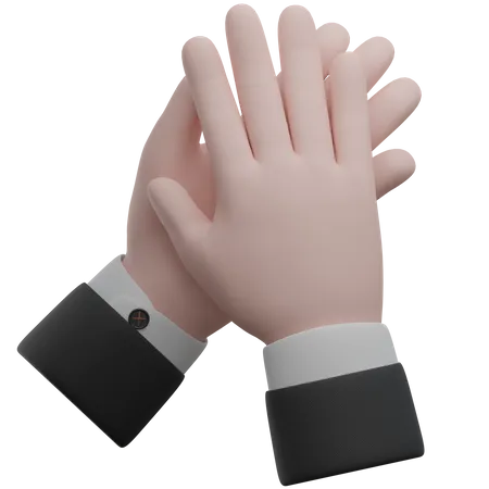 Applause Hand Gestures 3D Icon