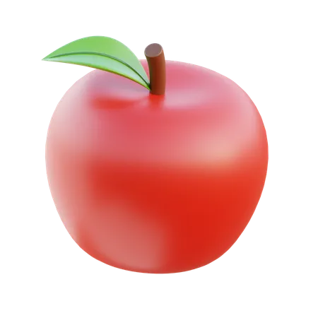 Apple Fruit 3 D Icon 3D Icon