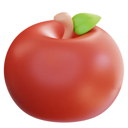 3 D Illustration Apple Fruit 3D Icon