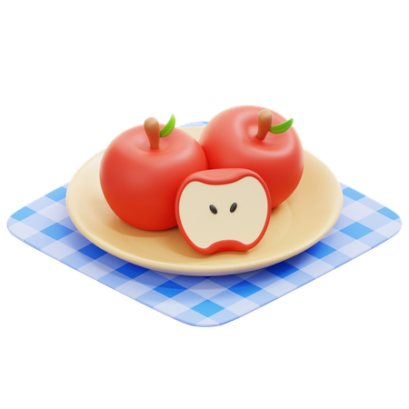 りんご  3D Icon