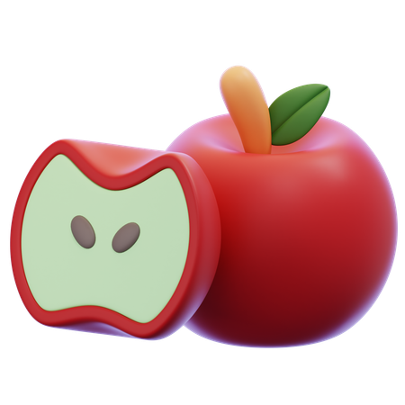 Apple  3D Icon