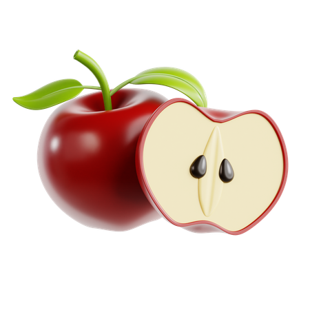 Apple  3D Icon