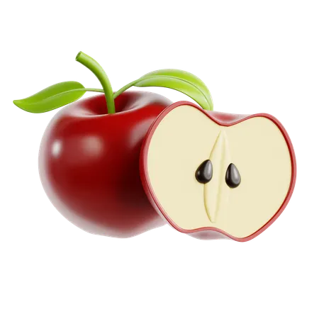 Apple  3D Icon