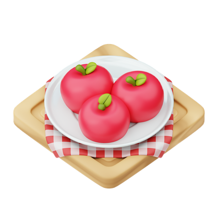 Apple  3D Icon