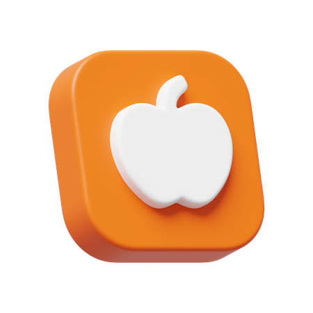 Apple  3D Icon