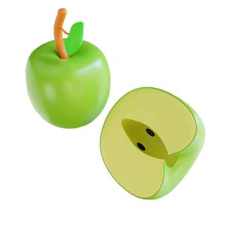 Apple  3D Icon