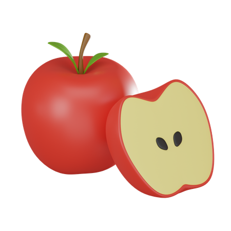 Apple  3D Icon