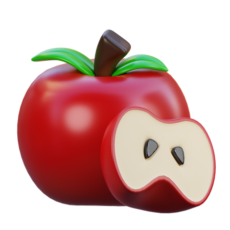 Apple  3D Icon