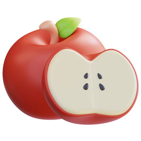 Apple  3D Icon