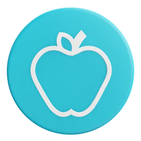 Apple  3D Icon