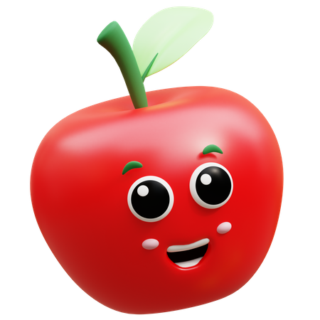 Apple  3D Icon