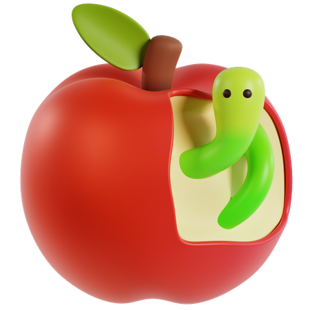 Apple  3D Icon