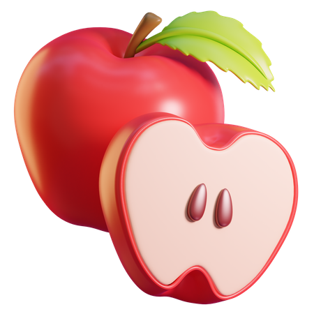 Apple  3D Icon